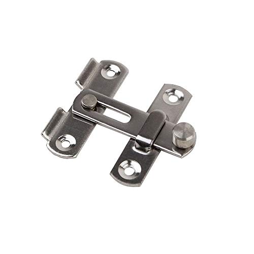 MroMax 2 x 48 mm Schiebetürverriegelung, Türschloss, Edelstahl, Sicherheitsschiebetürschloss für Zuhause, 2 Stück MroMax 2 x 48 mm Schiebetürverriegelung, Türschloss, Edelstahl, Sicherheitsschiebetürschloss für Zuhause, 2 Stück von MroMax