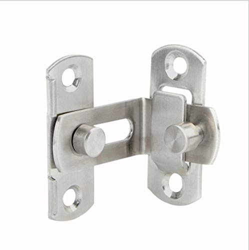 MroMax 2 x 50 mm Schiebetürverriegelung, Türschloss, Edelstahl, gebürstete Oberfläche MroMax 2 x 50 mm Schiebetürverriegelung, Türschloss, Edelstahl, gebürstete Oberfläche von MroMax