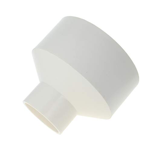 MroMax 25 mm x 20 mm Reduzierkupplung Nabe PVC von Hub Rohrverschraubung Adapterverbinder weiß 110*50mm 1Pcs weiß von MroMax