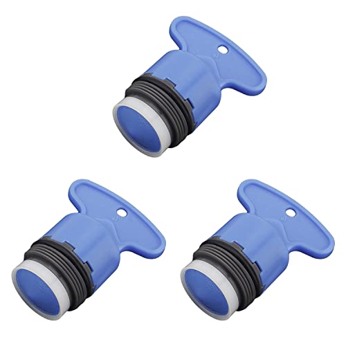 MroMax 3 Stück 21,2 mm Wasserhahn-Luftsprudler Universal weiblich Wasserhahn Belüfter Düse Ersatzteil für Badezimmer WC, Küche Spüle Wasserhahn Bidet Wasserhahn Außengewinde von MroMax