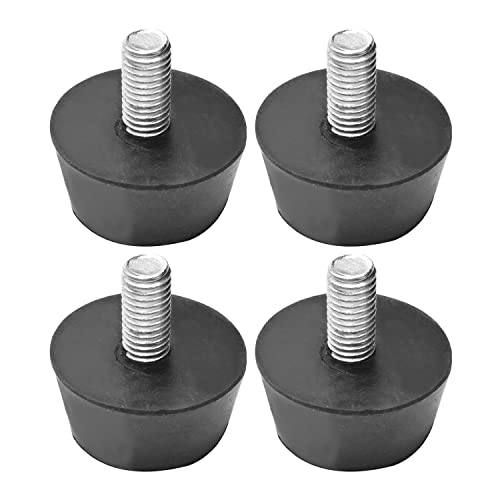 MroMax 38 mm konische Gummi-Halterung, Vibrationsisolatoren, Stoßdämpfer mit M10 x 20 mm Gewindebolzen, 4 Stück MroMax 38 mm konische Gummi-Halterung, Vibrationsisolatoren, Stoßdämpfer mit M10 x 20 mm Gewindebolzen, 4 Stück von MroMax