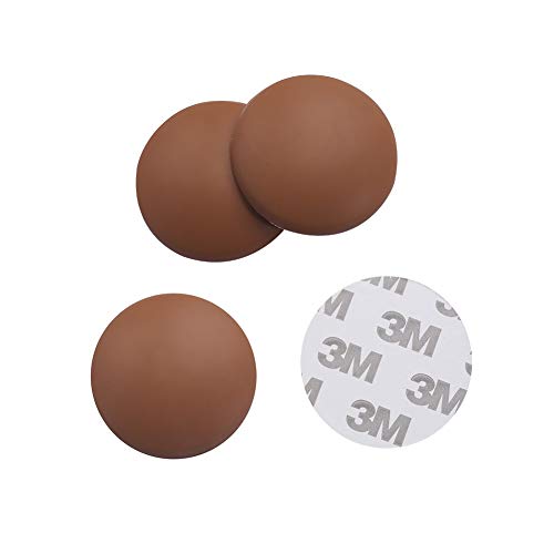 MroMax 4 cm Durchmesser Wandschutz, selbstklebend, Türgriff-Stopper, Silikon-Stopper, Braun, 4 Stück MroMax 4 cm Durchmesser Wandschutz, selbstklebend, Türgriff-Stopper, Silikon-Stopper, Braun, 4 Stück von MroMax