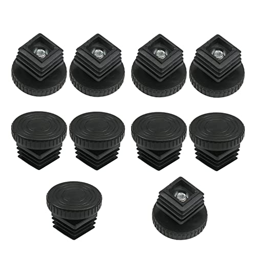 MroMax 8 Stück Nivellierfüße 25 x 25 mm Vierkantrohr-Einsätze, Möbelgleiter, verstellbare Nivellierfüße für Tischbein, MRO191029V-0005, 25 x 25 mm., 10 MroMax 8 Stück Nivellierfüße 25 x 25 mm Vierkantrohr-Einsätze, Möbelgleiter, verstellbare Nivellierfüße für Tischbein, MRO191029V-0005, 25 x 25 mm., 10 von MroMax