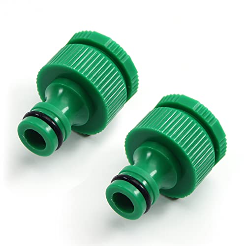 MroMax Einweg-Adapter für Gartenschlauch, für Bewässerungssysteme, 2 Stück, 4/6 BPS 2pcs 4/6BPS von MroMax