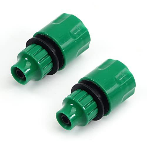 MroMax Einweg-Adapter für Gartenschlauch, für Bewässerungssysteme, 2 Stück, 4/6 BPS 2pcs 8/12BPS von MroMax