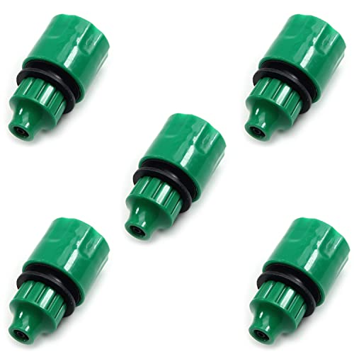 MroMax Einweg-Adapter für Gartenschlauch, für Bewässerungssysteme, 2 Stück, 4/6 BPS 5pcs 4/7BPS von MroMax