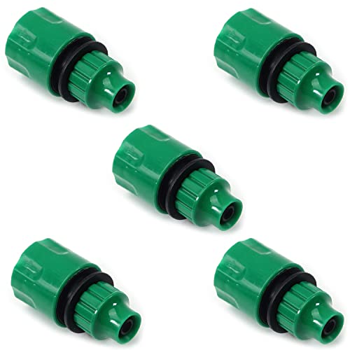 MroMax Einweg-Adapter für Gartenschlauch, für Bewässerungssysteme, 2 Stück, 4/6 BPS 5pcs 8/12BPS von MroMax