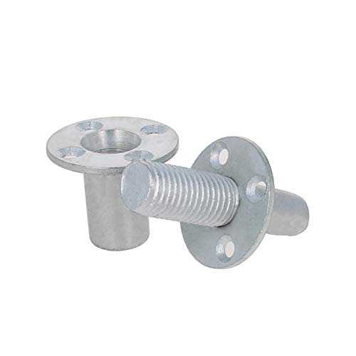 MroMax M20 79 mm Flachkopf-Kappenmutter, Brad Loch, T-Nut, Karbonstahl, runde Basis, T-Nut zum Einschrauben, 1 Stück MroMax M20 79 mm Flachkopf-Kappenmutter, Brad Loch, T-Nut, Karbonstahl, runde Basis, T-Nut zum Einschrauben, 1 Stück von MroMax