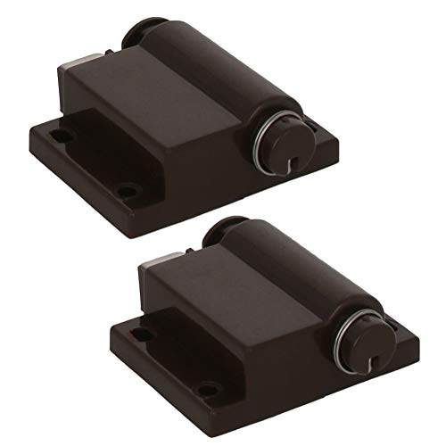 MroMax Magnetischer Schnappverschluss für Möbel, Schränke, kleine Türen, Glastüren, Kleiderschrank, Türen, Schränke, Braun, 2 Stück MroMax Magnetischer Schnappverschluss für Möbel, Schränke, kleine Türen, Glastüren, Kleiderschrank, Türen, Schränke, Braun, 2 Stück von MroMax