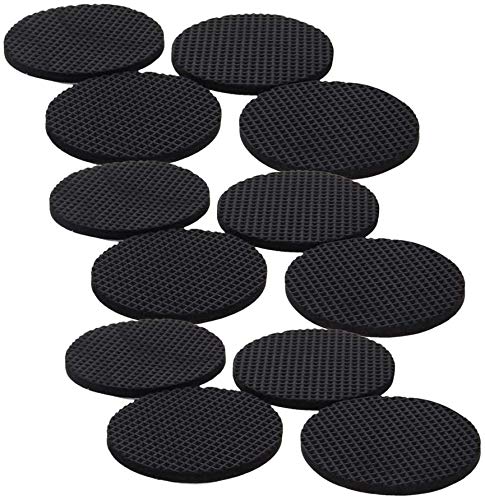 MroMax Möbel-Pads, selbstklebend, EVA, 60 mm Durchmesser, 4 mm dick, rund, schwarz, 12 Stück MroMax Möbel-Pads, selbstklebend, EVA, 60 mm Durchmesser, 4 mm dick, rund, schwarz, 12 Stück von MroMax