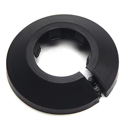 MroMax Passend für 2,5 cm Flanschrohr-Dekoration, schwarze PP-Kunststoff-Rosette, 25 mm, für Wandrohr-Dekoration MroMax Passend für 2,5 cm Flanschrohr-Dekoration, schwarze PP-Kunststoff-Rosette, 25 mm, für Wandrohr-Dekoration von MroMax