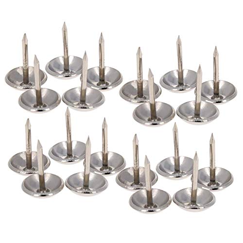 MroMax Polsternägel, Ziernägel Metallstift, 11 mm Kopfdurchmesser, antike runde Daumennadeln, echte Farben, für Möbel, Sofa, Kopfteile, 35 Stück von MroMax