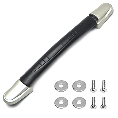 MroMax RB-078B Kunststoff-Griff-Seitenhalterung für Gepäckkoffer, 210 x 24 x 20 mm (L x B x H), MRO191109H-0092, Schwarz RB-032E 223x26x20mm(LxBxH), 1Pcs von MroMax