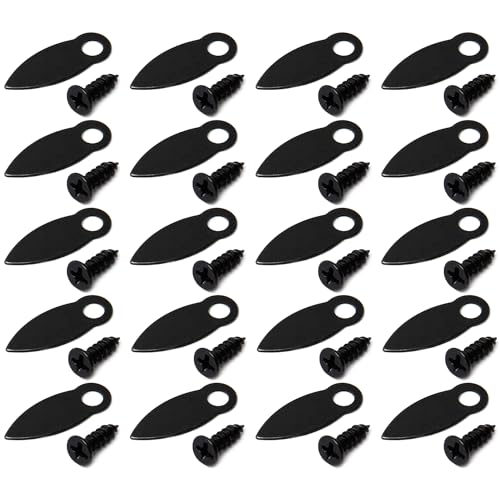 MroMax 20 Stück Bilderrahmen Drehknöpfe Metall Fotorahmenrückseite Clips 1,7 cm Tropfenform mit Schrauben Bilderrahmen Befestigungsteile zum Aufhängen von Bildern, Fotos, Zeichnungen und Postern Typ 4 MroMax 20 Stück Bilderrahmen Drehknöpfe Metall Fotorahmenrückseite Clips 1,7 cm Tropfenform mit Schrauben Bilderrahmen Befestigungsteile zum Aufhängen von Bildern, Fotos, Zeichnungen und Postern Typ 4 von MroMax