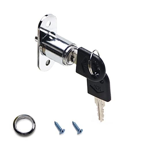 MroMax Sicherheitsschloss mit 2 Schlüsseln, kein Universalschloss, MRO190706L-0093, silber, 105-23 von MroMax