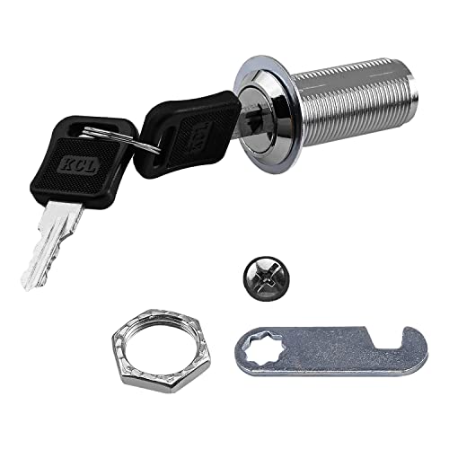 MroMax Tumbler Nockenschloss, 4 cm Zylinderlänge, Sicherheitsschloss für Schublade, Tür, Briefkasten, Schrank, Werkzeugkasten, Zinklegierung, vernickelt, gleichschließend 1 Stück MroMax Tumbler Nockenschloss, 4 cm Zylinderlänge, Sicherheitsschloss für Schublade, Tür, Briefkasten, Schrank, Werkzeugkasten, Zinklegierung, vernickelt, gleichschließend 1 Stück von MroMax
