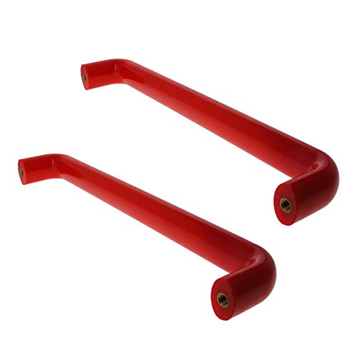 MroMax U-Form Bakelit Ziehgriff M8 Gewinde 32 cm Loch Zentren Schrank Kunststoff zieht 320 mm Industrie Maschine Isolierung Griffe Rot Ton von MroMax