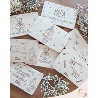 Geschenk Zum Vatertag Dekobrett Papa Handwerker Für Den Besten in Verschiedenen Varianten Superdad Batdad Papitän von MrsDenice