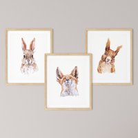 Kinderzimmer Poster Set Waldtiere Kinderzimmer Poster Set Waldtiere von MrsFarbenfroh