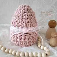Gehäkeltes Osterei | Aufbewahrungskorb| Ostern Dekoration Home Deko Häkelkorb Utensilo Osterkorb Osterkörbchen von MrsKaWi