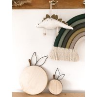 Holzschild "Orange" - in Natur von MrsLovelyThings