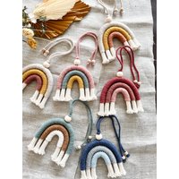 Wandbehang Makramee Regenbogen | Deko, Kinderzimmer, Baby - Farbberatung Möglich von MrsLovelyThings