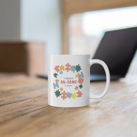 Ich Unterrichte Au-Some Schüler Tasse - Autismus Sonderschule Lehrer Spezielle Ed Geschenke - Sped Bcba Aba Rbt Tasse von MsSchoolPsychologist