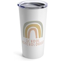 Schulpsychologin Regenbogenbecher - Geschenk - Tasse - Schulpsych Geschenke - Geschenk von MsSchoolPsychologist