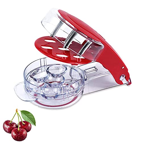 Entkernte Kirschen Kirschkernentfernung Cherry Corer Kirschkernentferner Kirschentkerner Manuell Kreative Küchenutensilien Kuchen Kirschen Entkernt Einfache und Schnelle Bedienung Kirschentkerner von MsdeBersSKER