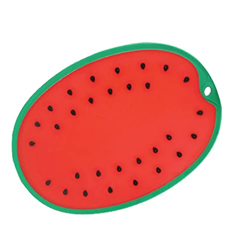 Kunststoff-Schneidebrett Kreative Wassermelone Form Rutschfestes Haltbares Schneidebrett Fleischschneidebrett Küchenzubehör Zum Schneiden Von Gemüse, Obst Und Fleisch In Der Küche Plastik 1 Pcs von MsdeBersSKER