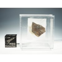 Gibeon Eisen Meteorit Kristall Fragment in Vitrine Aus Namibia von MsgMeteorites