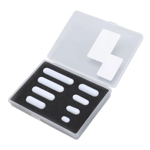 Msiud 8 Stück Magnet Mischer Rührstab, Magnetischer, Magnetischer Set, 10mm/15mm/20mm/25mm/30mm/35mm, für Magnet Rührer, Auto-Magnet Mixer und Labor Rührer von Msiud