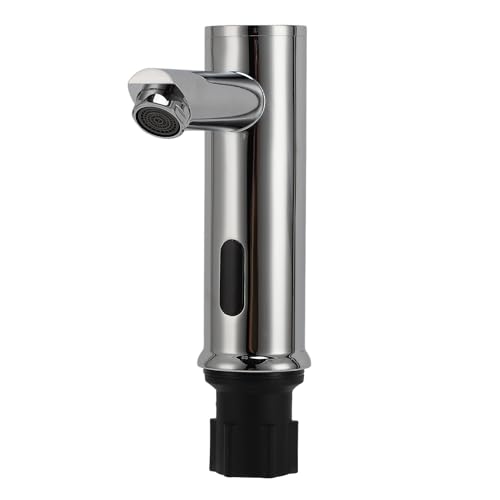 Msiud Berührungsloser Waschbecken Wasserhahn mit Filter, Automatischer Bewegungssensor -Toilettenhahn, Multi -Layer -Bubbler, Heiße Kalttemperatur Hände Frei Toilettenhahn, Batterie, von Msiud