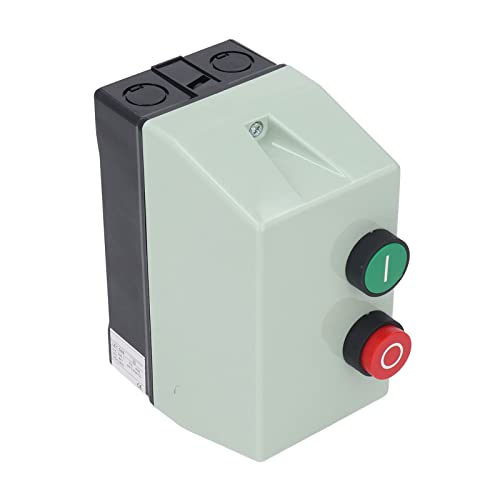 Msiud Magnetischer Elektromotorstarter, Motorschutzschalter Elektromotor Starter IP55 Wasserdichter Motorschutz Schaltkasten Einphasig 220–230 V 3 Phasen für Luftkompressoren Wasser Msiud Magnetischer Elektromotorstarter, Motorschutzschalter Elektromotor Starter IP55 Wasserdichter Motorschutz Schaltkasten Einphasig 220–230 V 3 Phasen für Luftkompressoren Wasser von Msiud