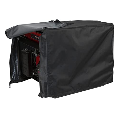 Msiud Outdoor-Generatorabdeckungen, Abdeckung Mit Winddichter Schnalle Gartenterrasse Wasserdicht Staubdicht Universeller Schutz FüR Tragbare Generatoren Generator Sonnenschutz Staubschutz(Schwarz) von Msiud