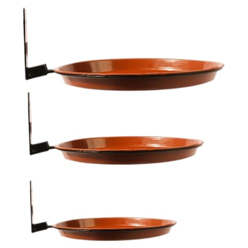 1 Set Deck montiertes Vogelbad mit 3 Feeder -Tablett 3 rundem Eisenring für Holzzaun Wandbaum Hinterhof Vogelbeobachtung Vogelfuttertablett 1 Set Deck montiertes Vogelbad mit 3 Feeder -Tablett 3 rundem Eisenring für Holzzaun Wandbaum Hinterhof Vogelbeobachtung Vogelfuttertablett von Mskmnkot