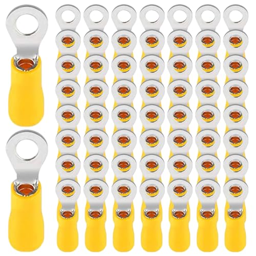 100-pcs-Ringklemmen Sturdy Flame Reportardant Dose Messing Multifunktional isoliertes Kupferdraht elektrischer Anschlussanschlusskabelanschlussringklemmen 100-pcs-Ringklemmen Sturdy Flame Reportardant Dose Messing Multifunktional isoliertes Kupferdraht elektrischer Anschlussanschlusskabelanschlussringklemmen von Mskmnkot