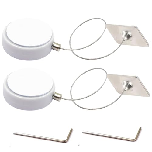 2pcs Fernbedienung Tether Anti-Diebstahl Retraktierbares Fernbedienungssteuer-Tether Rund Security Cable Lanyard Schloss für TV-Gaming-Controller 2pcs Fernbedienung Tether Anti-Diebstahl Retraktierbares Fernbedienungssteuer-Tether Rund Security Cable Lanyard Schloss für TV-Gaming-Controller von Mskmnkot