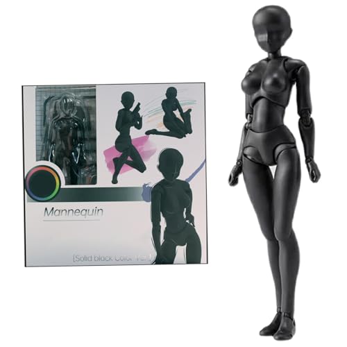 Drawing Mannequin Simulated Posable Manikin PVC DIY Articulated Drawing Figure Model Model for Sketching Painting Artists, Female Figure Drawing Mannequin Simulated Posable Manikin PVC DIY Articulated Drawing Figure Model Model for Sketching Painting Artists, Female Figure von Mskmnkot