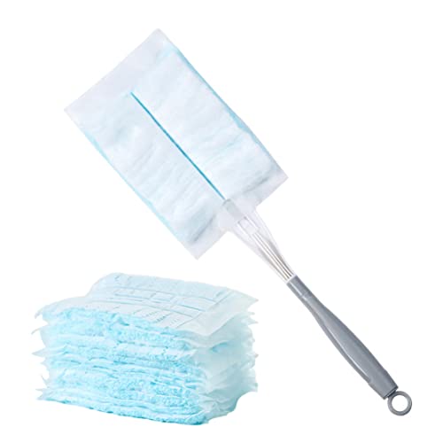 Fluffy Duster Refinill Dispositable Duster Refill Handersatzkopf mit 10 Renfills 1Handle zum Reinigen von 11pcs/Set Fluffy Nachfüllungen von Mskmnkot