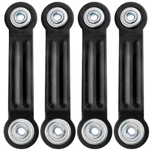 Gleiter-Halterung, Hardware, 4 Stück, 16,3 cm, robuste Stahl-Gleiter-Lagerarmhalterung, Ersatz 18,8 cm zwischen Befestigungslöchern für Gartenmöbel im Freien Gleiter-Halterung, Hardware, 4 Stück, 16,3 cm, robuste Stahl-Gleiter-Lagerarmhalterung, Ersatz 18,8 cm zwischen Befestigungslöchern für Gartenmöbel im Freien von Mskmnkot
