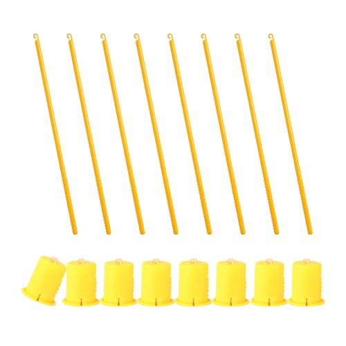 8 Pcs Mini LED Laternenlichter und 8Pcs Laternenstab Kunststoff, 2024 neues Modell LED Deko Licht warmes Gelb, Laternenstab Kinder, für St Martin Laterne, Kürbislaterne, Halloween 8 Pcs Mini LED Laternenlichter und 8Pcs Laternenstab Kunststoff, 2024 neues Modell LED Deko Licht warmes Gelb, Laternenstab Kinder, für St Martin Laterne, Kürbislaterne, Halloween von Mstnoixgc