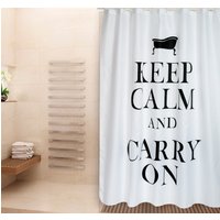 MSV Duschvorhang "PREMIUM KEEP CALM" von MSV