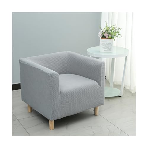 Mswborml Eckig Bezug für Clubsessel, Abnehmbarer Cocktailsessel Bezug Stretch, Universel Bezug für Cocktailsessel Clubsessel, Antirutsch Sesselschoner Elastisch Sesselüberwurf Waschbar,F von Mswborml