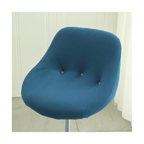 Mswborml Gebogener Stuhlhussen für Barhocker mit Lehne, Stretch Barstuhl Bezug mit Rückenlehne, Universal Hussen für Barhocker, Waschbarer Barhocker Abdeckung Passend für Barhocker,J,2PCS von Mswborml