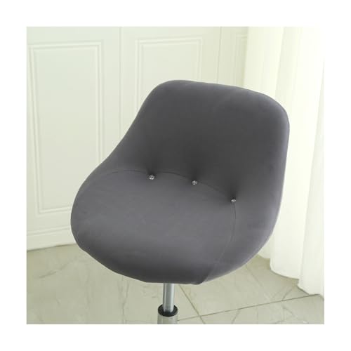 Mswborml Gebogener Stuhlhussen für Barhocker mit Lehne, Stretch Barstuhl Bezug mit Rückenlehne, Universal Hussen für Barhocker, Waschbarer Barhocker Abdeckung Passend für Barhocker,R,1PC von Mswborml