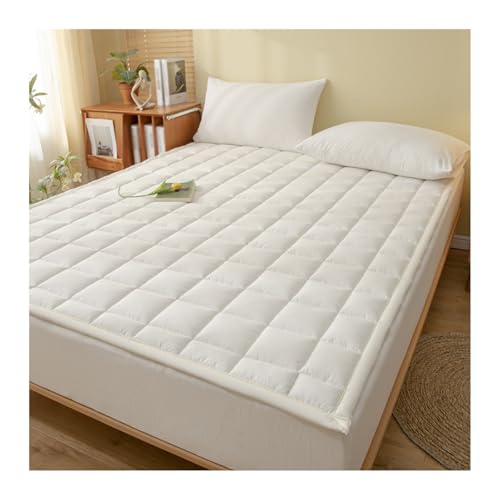 Mswborml Gesteppt Matratzen Futon Topper mit Gummiband, Weich Japanische Bodenmatratze Dicke Futon Matratze, Faltbar Japanische Futon Matratze Tragbar Japanische Tatami-Rollmatte,A,180x200cm/71x86in von Mswborml