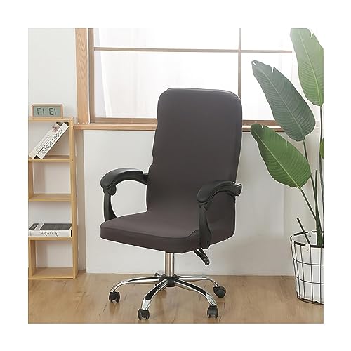 Mswborml Stretch Bezug Bürostuhl Hohe Lehne, Abnehmbarer Bezug für Bürostuhl Rückenlehne, Universel Bürostuhl Bezug Sitzfläche Waschbar Ergonomische Abdeckung für Bürostuhl, Gaming Stuhl Bezug,B,L1 von Mswborml
