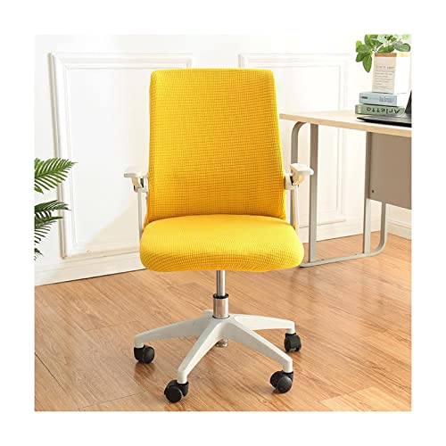 Mswborml Stretch Bürostuhl Abdeckung, Ergonomische Bürostuhl Bezug Sitzfläche Waschbar, Universal Drehstuhl Bezug für Rückenlehne Stuhl Stretch, Gaming Stuhl Überzug Kratzfest,Gelb,1Small Mswborml Stretch Bürostuhl Abdeckung, Ergonomische Bürostuhl Bezug Sitzfläche Waschbar, Universal Drehstuhl Bezug für Rückenlehne Stuhl Stretch, Gaming Stuhl Überzug Kratzfest,Gelb,1Small von Mswborml