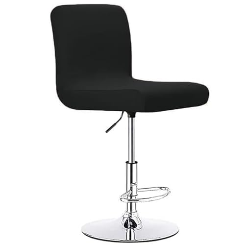 Mswborml Stretch Schonbezüge für Barhocker 2/4er Set, Universal Barhocker Stuhlhussen Bezüge Abnehmbar Schonbezug Stuhl Hochlehner mit Gummiband, Stuhlhusse Bürostuhl Sitzflache,Schwarz,2PCS Mswborml Stretch Schonbezüge für Barhocker 2/4er Set, Universal Barhocker Stuhlhussen Bezüge Abnehmbar Schonbezug Stuhl Hochlehner mit Gummiband, Stuhlhusse Bürostuhl Sitzflache,Schwarz,2PCS von Mswborml